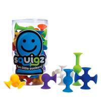 Fat Brain Toys Squigz Art.FA088-1 Силиконовый конструктор на присосках,24 шт (диаметр одной присоски 2,5 см)