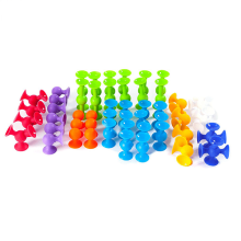 Fat Brain Toys Squigz Art.FA088-1 Силиконовый конструктор на присосках,24 шт (диаметр одной присоски 2,5 см)
