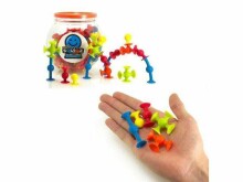 Fat Brain Toys Mini Squigz Art.FA107-1 Силиконовый конструктор на присосках,75 шт (диаметр одной присоски 1,5 см)