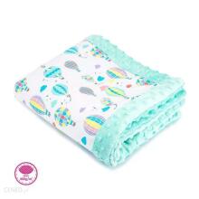La bebe™ Minky Set 50x75/25x35 Art.104601 Комплект белья - мягкое двухсторонее одеяло-пледик из микрофибры + подушка