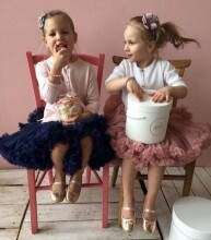LaVashka Luxury Skirt  Flamingo Powder Art.99  Супер пышная юбочка для маленькой принцессы