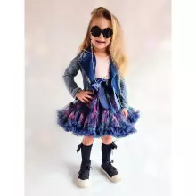 LaVashka Luxury Skirt Floral Ink Art.105024 Super kuplie svārciņi princesēm
