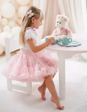 LaVashka Luxury Skirt Violet Pink Art.105026 Супер пышная юбочка для маленькой принцессы