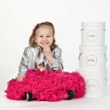 LaVashka Luxury Skirt  Powder Rose Art.10 Super kuplie svārciņi princesēm (Dāvanu kastītē)