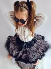 LaVashka Luxury Skirt Leopard  Art.105028  Супер пышная юбочка для маленькой принцессы