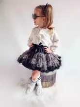 LaVashka Luxury Skirt Leopard  Art.105028  Супер пышная юбочка для маленькой принцессы