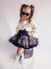 LaVashka Luxury Skirt Leopard  Art.105028  Супер пышная юбочка для маленькой принцессы