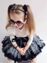 LaVashka Luxury Skirt Zebra Art.56  Супер пышная юбочка для маленькой принцессы
