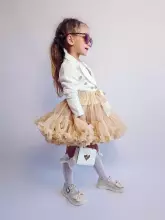 LaVashka Luxury Skirt Cappucino Art.105032 Super kuplie svārciņi princesēm