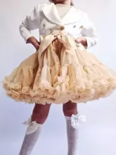 LaVashka Luxury Skirt Cappucino Art.105032 Super kuplie svārciņi princesēm