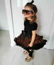 LaVashka Luxury Skirt Tiger Art.105034 Super kuplie svārciņi princesēm (Dāvanu kastītē)