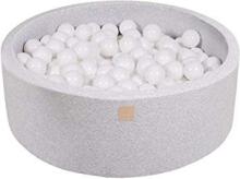 MeowBaby® Color Round Art.104050  Grey Jungle  Sauss baseins ar bumbiņām (200gab.)