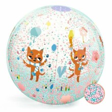 Djeco Ball Bubbles Art.DJ00177 Надувной мяч с  шариками
