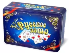 Russian Bingo Game Art.105461 Русское лото (комплект деревянных бочонков + карточки)