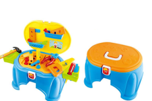BebeBee Tooltable Art.294538 Детский набор строительных инструментов в стульчике-чемоданчике