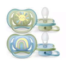 Philips Avent Ultra Air Art.SCF085/58 Silikona māneklīši 0-6 mēn. (2 gab.)