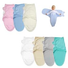 Eko Swaddle Wrap Art.5OT-01 Kokvilnas ietīšanas autiņš no 3 kg līdz 6 kg.