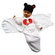 Eko Swaddle Wrap Art.5OT-01 Kokvilnas ietīšanas autiņš no 3 kg līdz 6 kg.