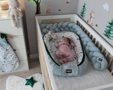 La bebe™ Babynest Art.106026 Premium Garden Ligzdiņa - kokons jaundzimušajiem Babynest
