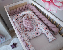 Baby Love Babynest Premium Spring Art.106032 Ligzdiņa - kokons jaundzimušajiem Babynest