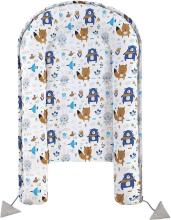Minky Cotton Babynest Set Art.106037 Forest Гнездышко – кокон для новорожденных 90x50 m