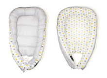 La Bebe™ Babynest Cotton Art.106220 Color dots Гнездышко – кокон для новорожденных