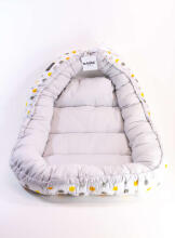 La Bebe™ Babynest Cotton Art.106220 Color dots Гнездышко – кокон для новорожденных