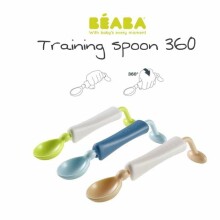 „Beaba Spoon 360“ 913411 šaukštas su rankena, pasukama 360 laipsnių kampu