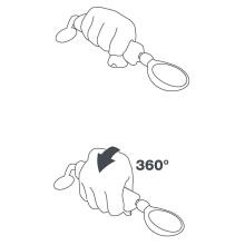 Beaba Spoon 360  Art.913411  Ложка с ручкой, вращающейся на 360 градусов