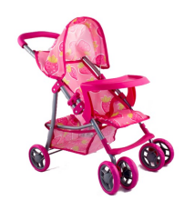 BabyMix Art.9304BWT-M1104W Doll stroller