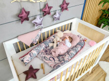 Baby Love Babynest Set  Art.106446  Retro Комплект гнездышко – кокон,одеялко,подушка