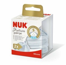 Nuk Nature Sense Art.SA96 силиконовая соска для чая 2S 6-18м,2 шт.