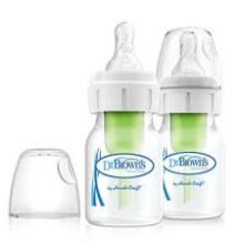 Dr. Brown’s Natural Flow® Options+™ PP Narrow Art.SB2200-P3 Preemie bottle for premature and newborn babies with a nipple, 60 ml,2 psc