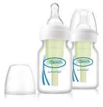 Dr. Brown’s Natural Flow® Options+™ PP Narrow Art.SB2200-P3 Preemie bottle for premature and newborn babies with a nipple, 60 ml,2 psc