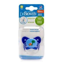 Dr.Browns Prevent Contoured Art.PV31407-ES   Силиконовая пустышка ортодонтической формы 12+ мес,3 размер