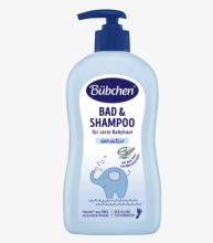 Bubchen Bad & Shampoo Art.TB35 šampūnas ir vonios putos 400ml