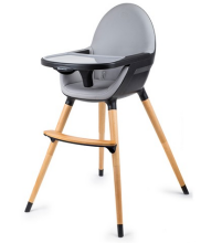 KinderKraft'18 Fini Black 2 in 1 Art.KKKFINIBLK0000 barošanas krēsls