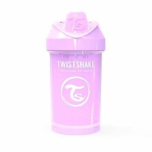 „Twistshake Crawler Cup“ 78276 pastelinis purpurinis buteliukas su snapeliu nuo 8+ mėnesių, 300 ml