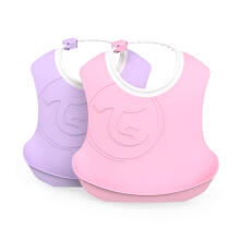 Twistshake Bib Art.78219 Pastel Pink