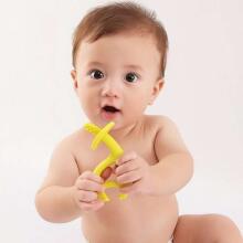 Mombella Elephant Teether Toy  Art.P8052 Yellow  Силиконовый прорезыватель для зубов Слон
