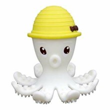 Žaislų „Mombella Octopus Teether“ žaislas. P8032 Citrinų kramtomasis žaislas „Octopus“