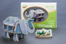 „PlayToyz Grey Elephant Art.A-001-01“ kartoninis žaislas