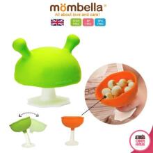Mombella Mushroom Teether Toy Art. P8053 Green  Силиконовый прорезыватель для зубов Мухомор