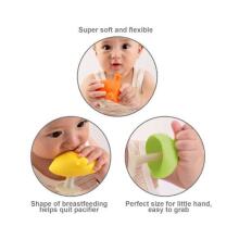 Mombella Mushroom Teether Toy Art. P8053 Green  Силиконовый прорезыватель для зубов Мухомор