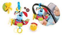 Yookidoo Tap 'N' Play Musical Plane Dog Art.40148 Piekarināmā muzikālā rotaļlieta Govs