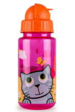 Tum Tum Watter Bottle Art.TT3013 Sporta krūzīte ar salmiņu 400 ml.