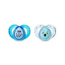 Tommee Tippee Art. 43336285 Night Time Ортодонтическая силиконовая соска 6-18м 2 шт.