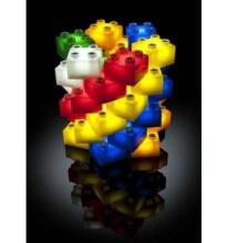 Stax Light  Art.LS-M03001  Конструктор с LED подсветкой ,12шт