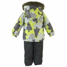 Huppa'19 Avery Art.41780030-83347 Šilta kūdikio žieminė šiluminio kostiumo striukė + kelnės