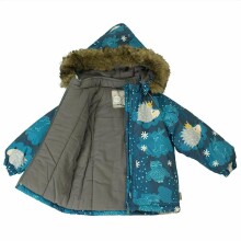 Huppa'19 Avery Art.41780030-83366 Šilta kūdikių žieminė šiltų kostiumų striukė + kelnės
